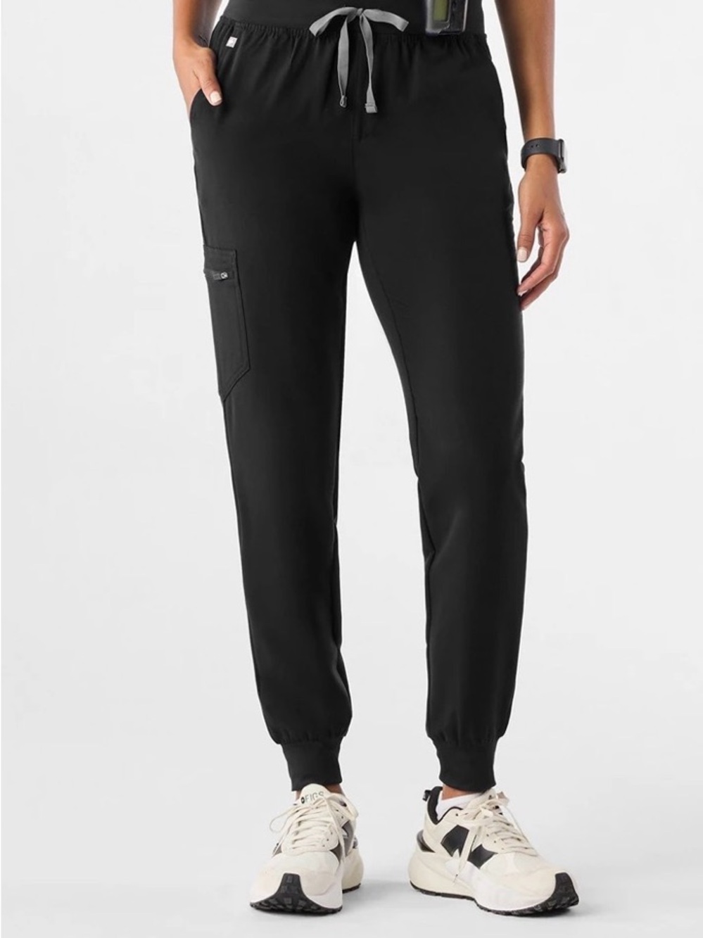 Figs Black Jogger Scrub Pants